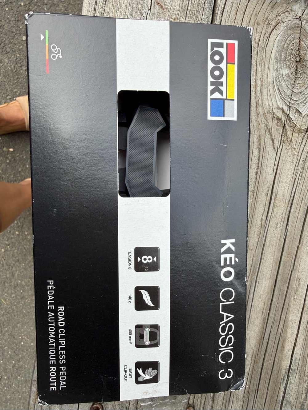 New Look Kéo Classic 3 Road Pedals in Black